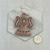 WRS240615-37                 Copper metal Eagle western rag slide