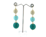 ERZ170525-05   3pcs Thread Ball Earring